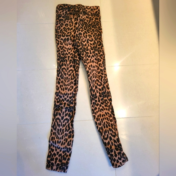 Zara brand new size 0 skinny cheetah jeans - Picture 2 of 4